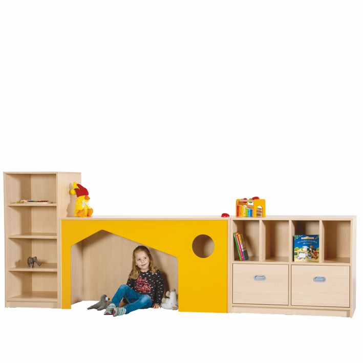 K Regalsystem Dora, Höhe 80/120, 4 Dekore/9 Farben
